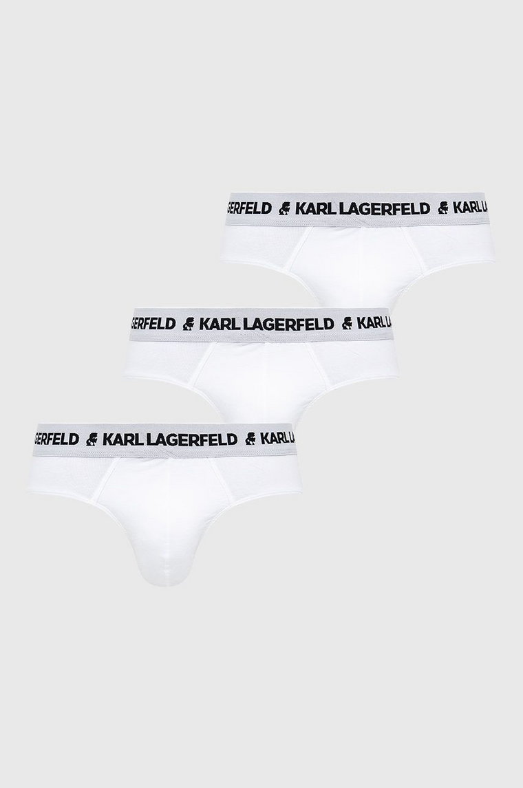 Karl Lagerfeld Slipy (3-pack) 211M2103 męskie kolor biały