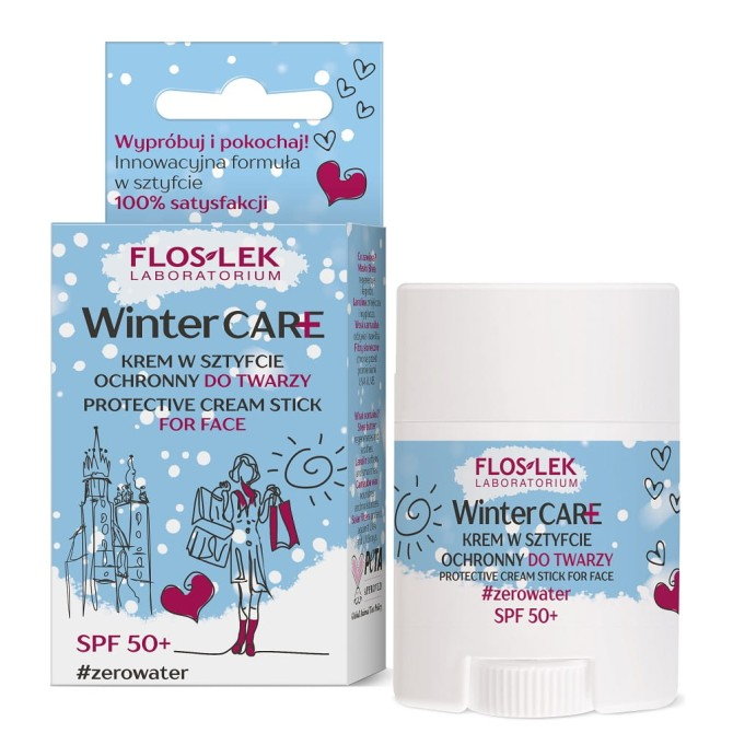 Floslek Winter Care krem w sztyfcie ochronny do twarzy SPF50+ 24g