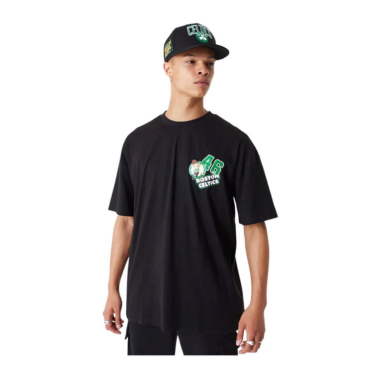 Czarna koszulka Celtics Arch Wrdmrk Tee New Era