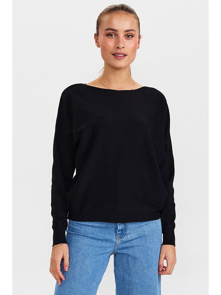NÜMPH Sweter "Nudaya" w kolorze czarnym