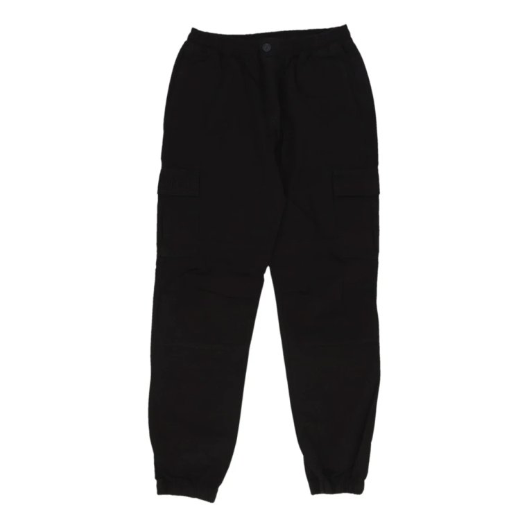 Czarne Spodnie Jogger Cargo Ripstop Iuter