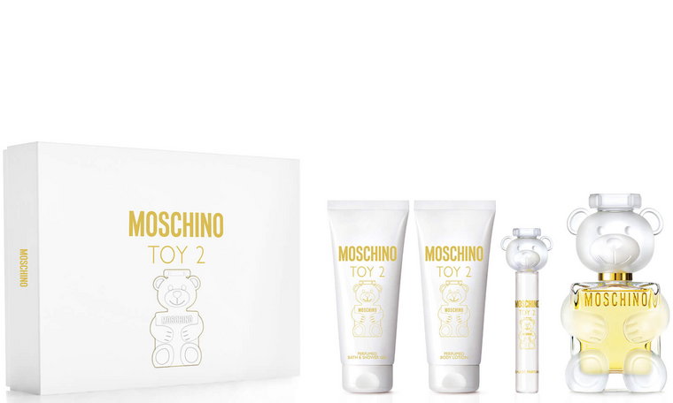 Zestaw damski Moschino Toy 2 Woda perfumowana damska 100 ml + Bath & Shower Gel 100 ml + Body Lotion 100 ml + Travel Spray 10 ml (8011003885657). Perfumy damskie