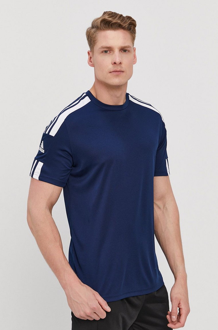 adidas Performance t-shirt męski kolor granatowy z nadrukiem GN5724