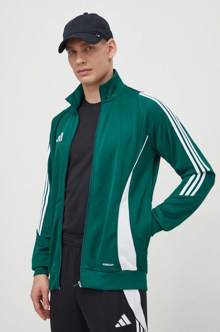 adidas Performance bluza treningowa Tiro 24 kolor zielony z aplikacją  IR7500