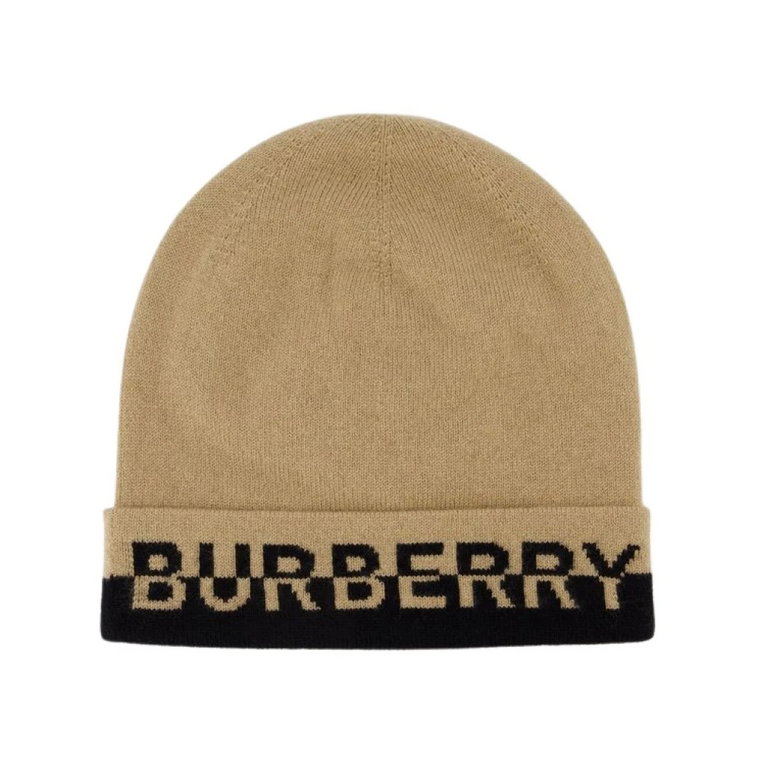 Kaszmirowa Czapka Beanie, Ciepła i Stylowa Burberry