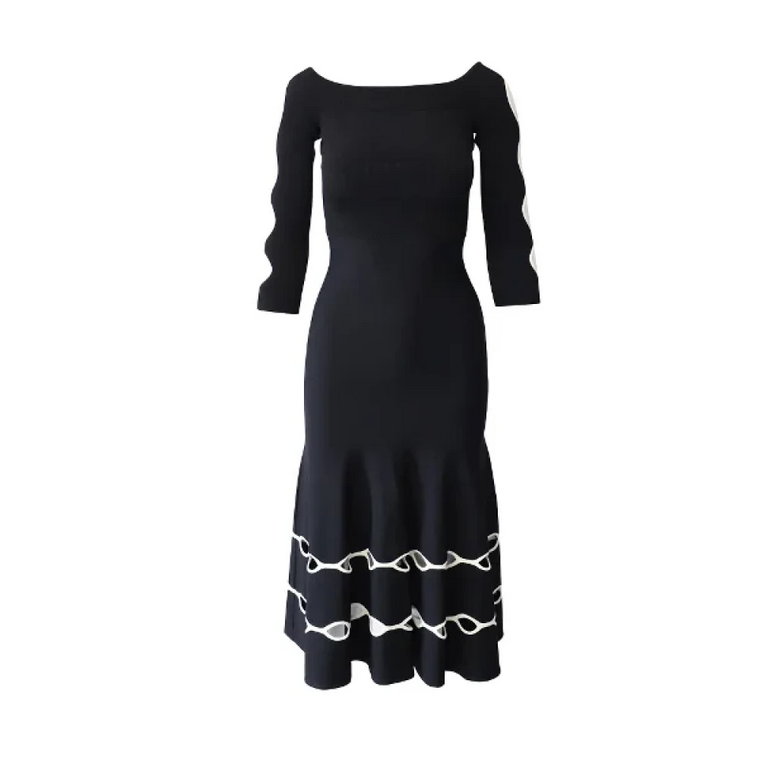 Pre-owned Viscose dresses Alexander McQueen Pre-owned
