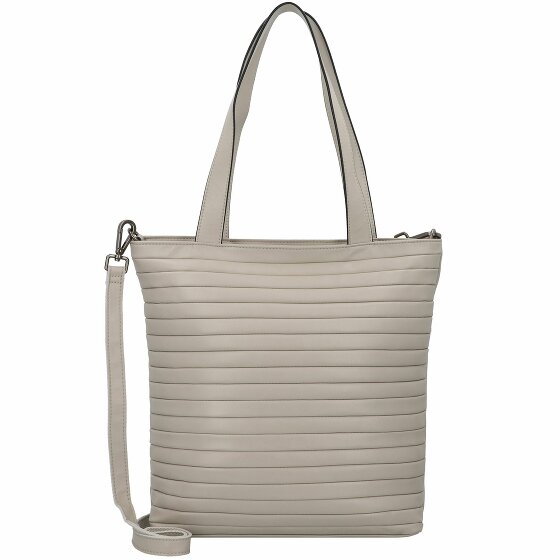 FredsBruder Tabily Shopper Bag Skórzany 37 cm cool stone