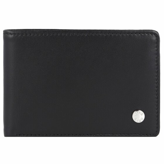 Bree Luc Portfel Ochrona RFID Skórzany 11 cm black