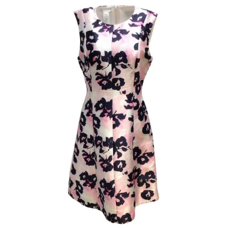 Pre-owned Silk dresses Oscar De La Renta Pre-owned