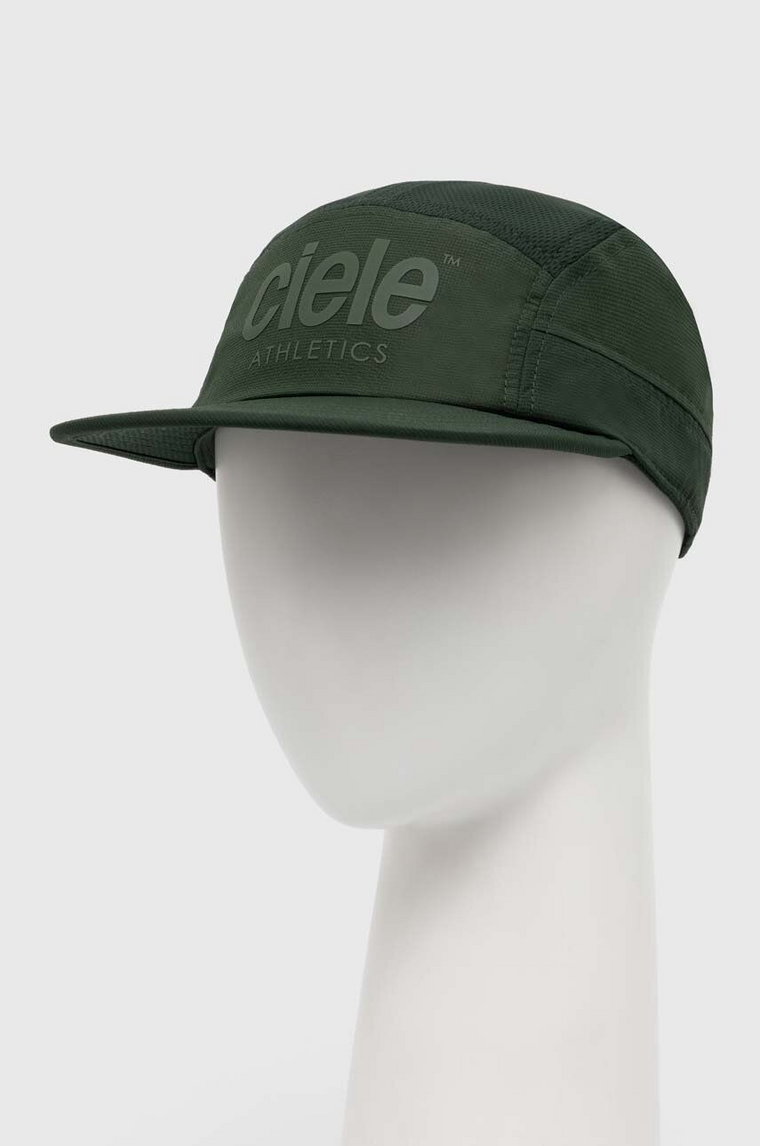 Ciele Athletics czapka z daszkiem kolor zielony z nadrukiem