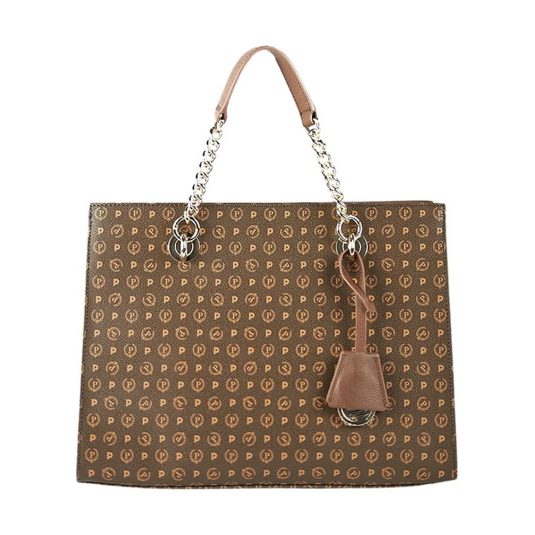 Bicolore Monogram Tote Bag Pollini