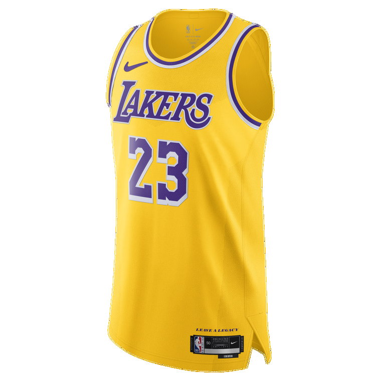 Koszulka męska Nike Dri-FIT ADV NBA Authentic Los Angeles Lakers Icon Edition 2022/23 - Żółty