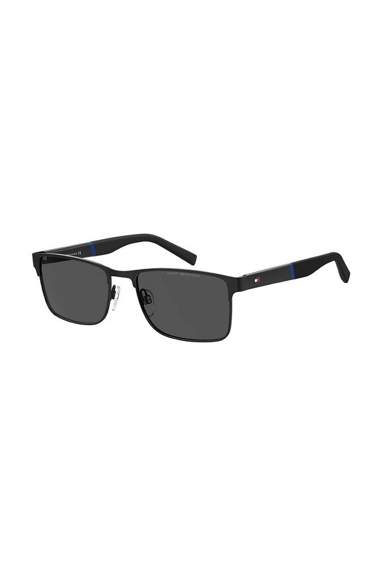 Tommy Hilfiger okulary przeciwsłoneczne męskie kolor czarny TH 2040/S