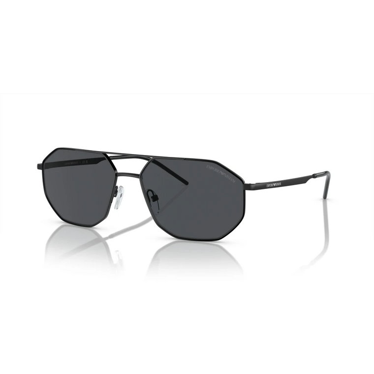 Matte Black/Grey Okulary przeciwsłoneczne EA 2147 Emporio Armani