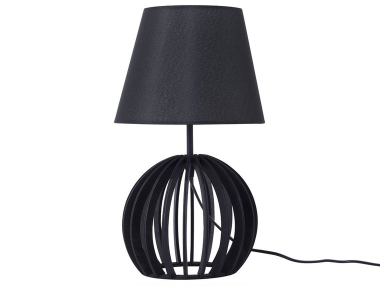 Lampa stołowa BELIANI Samo, E14, czarna, 41 cm