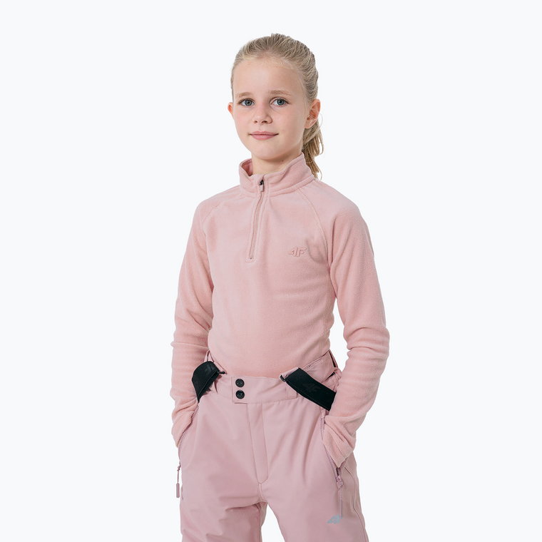 Bluza dziecięca 4F JBIDP001 light pink