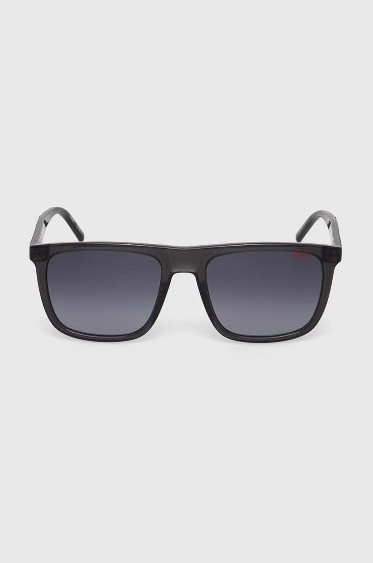 HUGO okulary przeciwsłoneczne męskie kolor czarny HG 1304/S