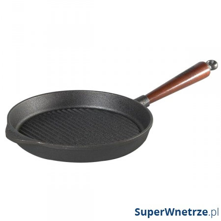 Patelnia 25cm grillowa okrągła Chefs&#039; Selection Skeppshult czarna kod: 0025T