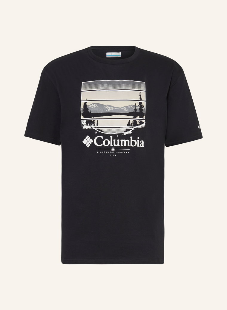 Columbia T-Shirt Path Lake Ii schwarz