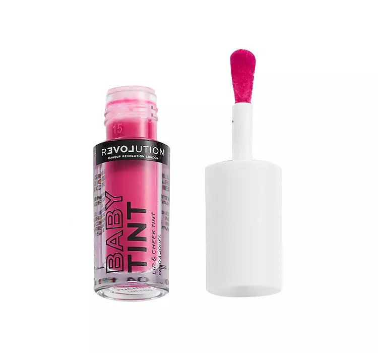 RELOVE BABY TINT MINI POMADKA DO UST I RÓŻ DO POLICZKÓW FUCHSIA 1,4ML