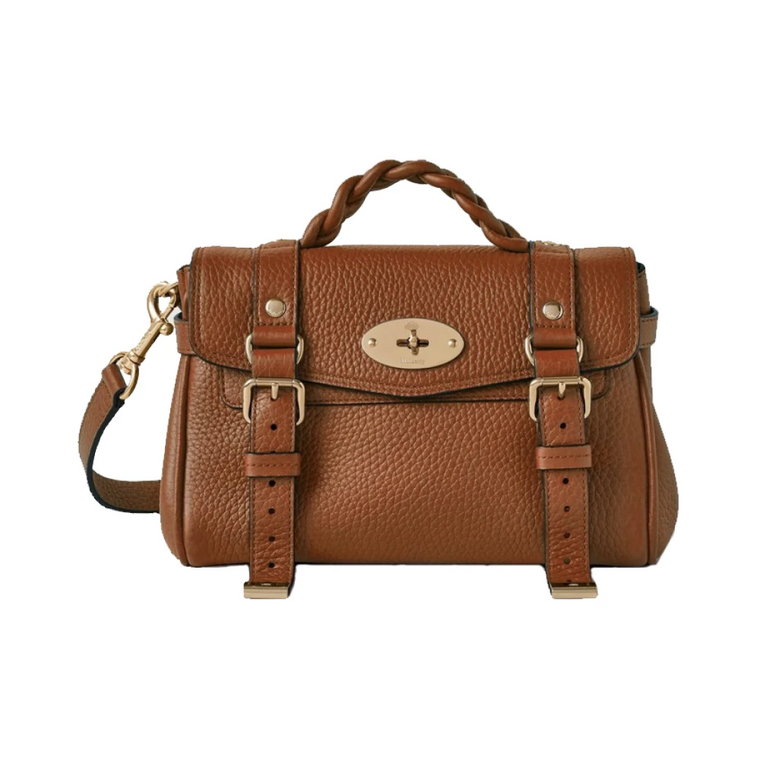 Mini Alexa Chestnut Skórzana Torba Mulberry