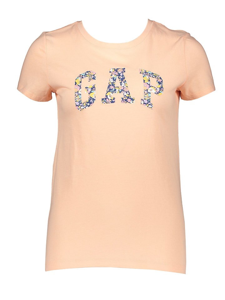 GAP Koszulka w kolorze brzoskwiniowym