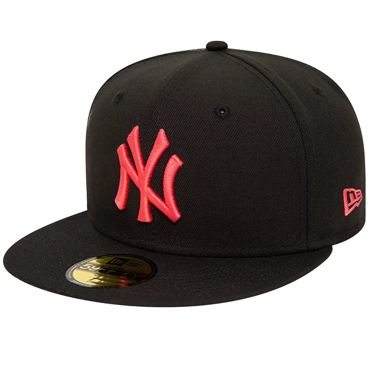 New Era Style Activist 59FIFTY New York Yankees MLB Cap 60435095, Męskie, Czarne, czapki z daszkiem, poliester, rozmiar: 7 1/8