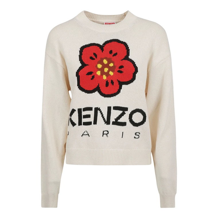Wygodny i stylowy sweter z okrągłym dekoltem Kenzo