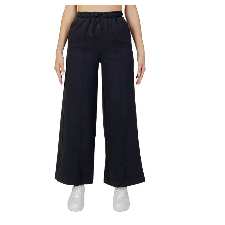 Spodnie sportowe z szerokimi nogawkami dla kobiet Calvin Klein