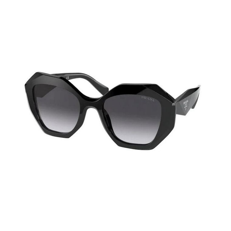 Eleganckie czarne okulary przeciwsłoneczne dla kobiet Prada