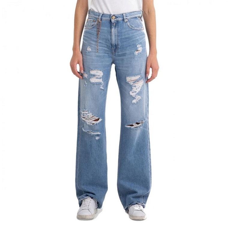 Laelj Rose Wide Leg Jeans Replay