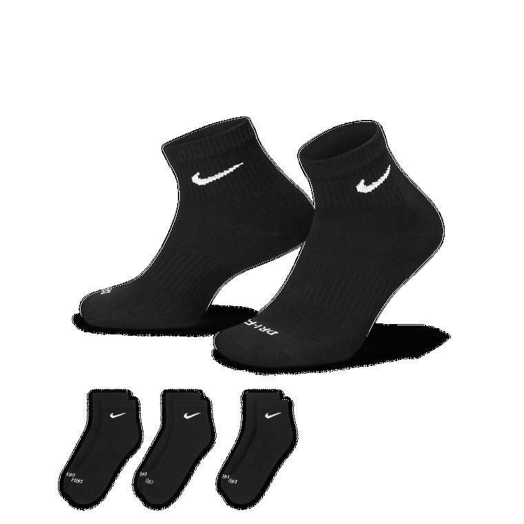 Stopki treningowe Nike Everyday Plus Cushioned (3 pary) - Wielokolorowe