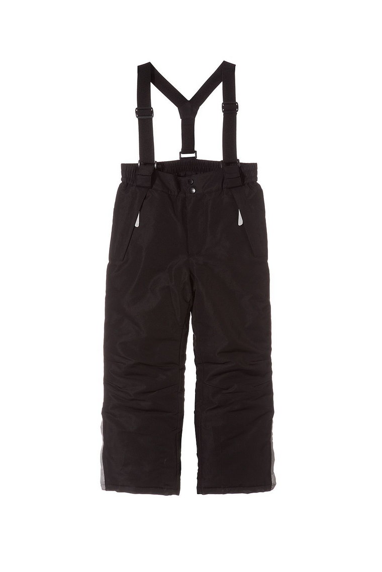 Spodnie narciarskie chłopięce basic- czarne