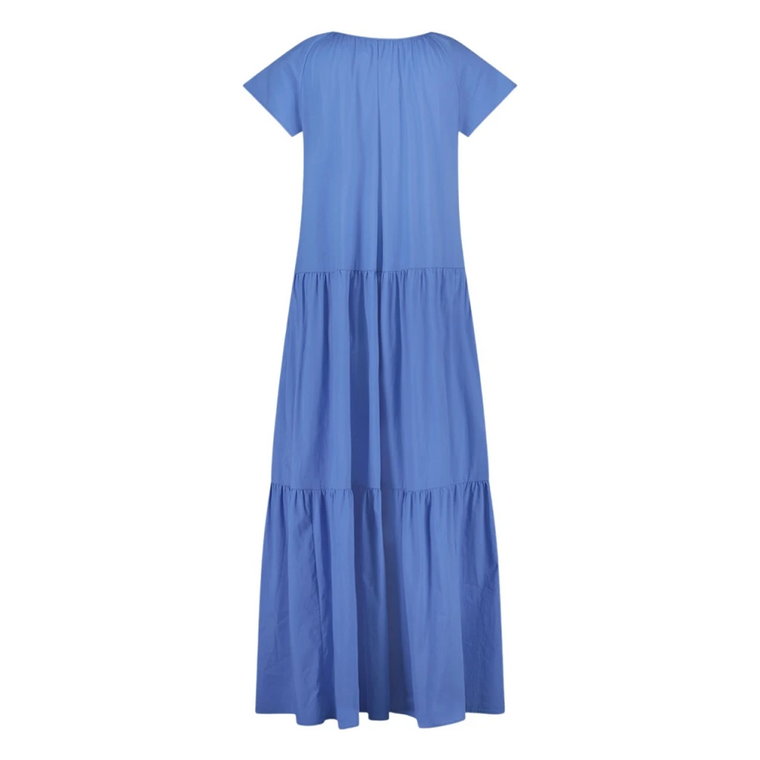 Królewska Niebieska Sukienka Midi | Zachowaj styl i chłód Jane Lushka