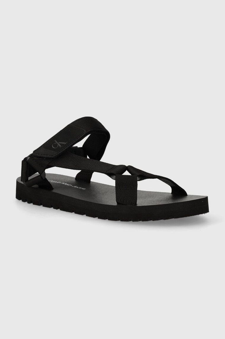 Calvin Klein Jeans sandały SANDAL VELCRO RP IN BTW męskie kolor czarny YM0YM00944