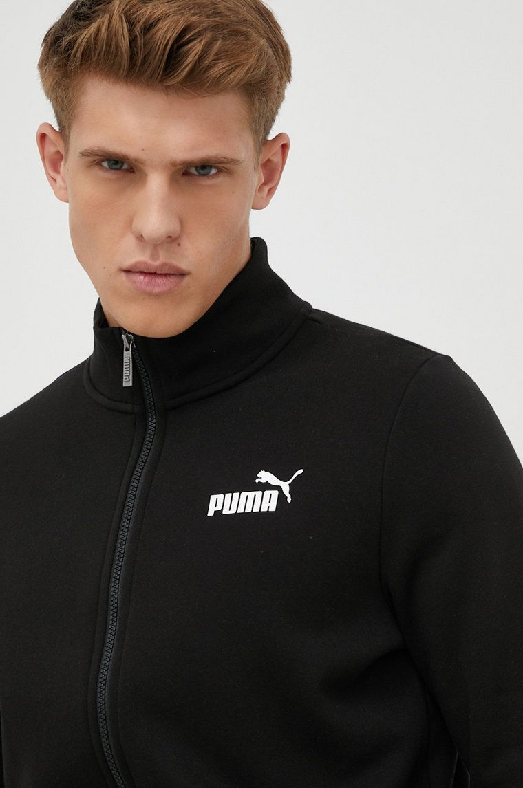 Puma bluza męska kolor czarny melanżowa