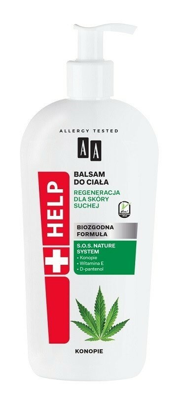 AA HELP - balsam regeneracja dla skóry wyjątkowo suchej z egzemą Cannabis 400ml