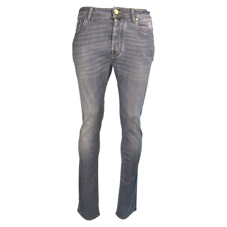 Bard Beige Label Mid Grey Slim-Fit Jeans Jacob Cohën