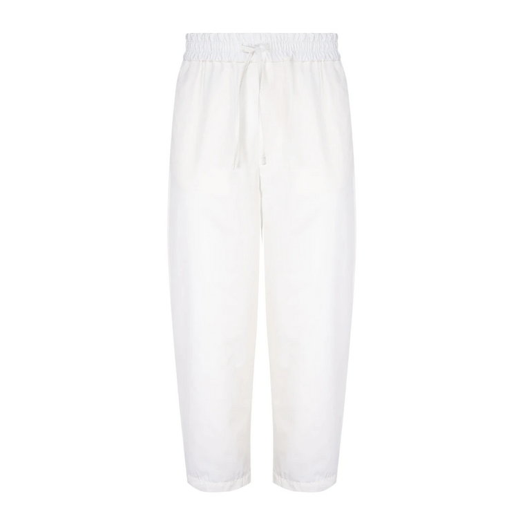 Białe Spodnie Lardini