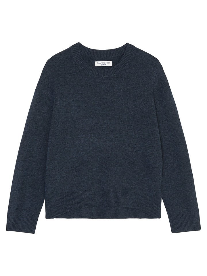 Marc O'Polo DENIM Sweter w kolorze granatowym