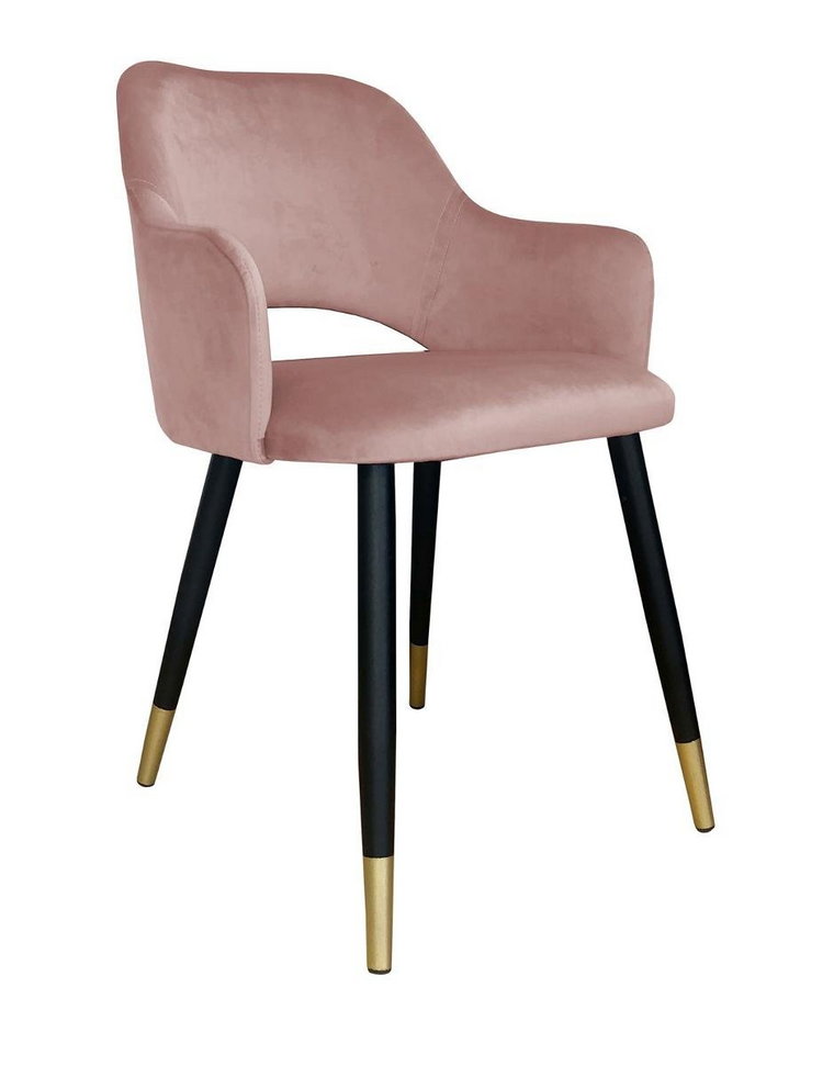 Krzesło ATOS Milano MG58, różowo-czarne, 76x42x57 cm
