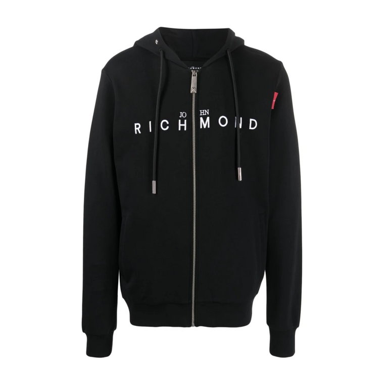 Czarne Swetry dla Mężczyzn John Richmond