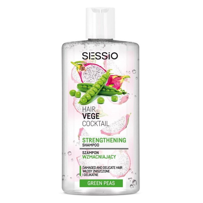 Sessio Hair Vege Cocktail szampon wzmacniający z proteinami groszku 300g