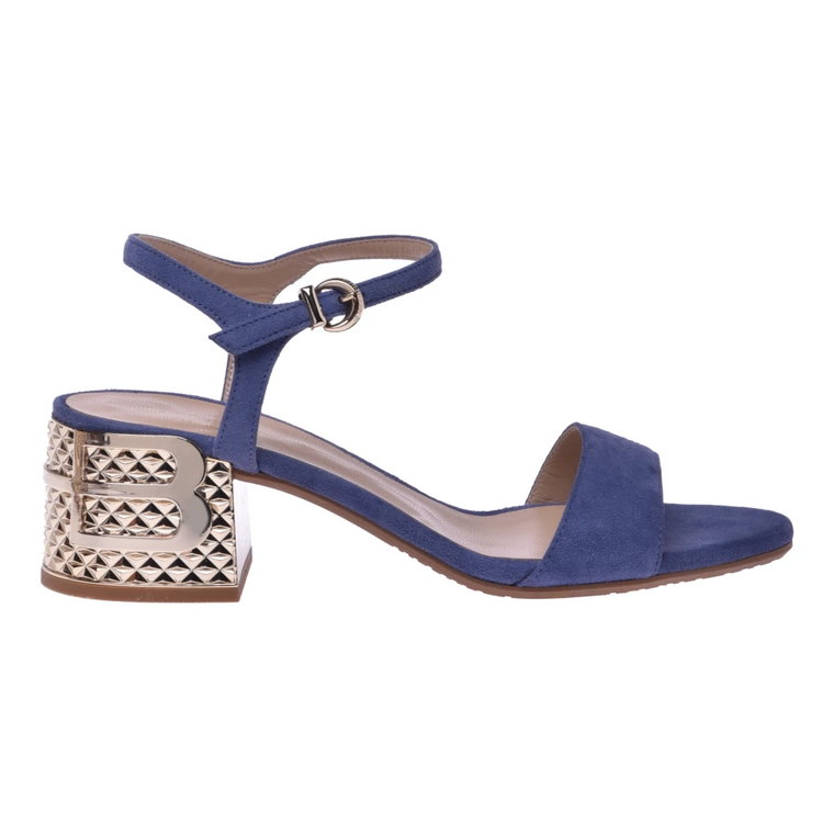 Denim suede sandals Baldinini