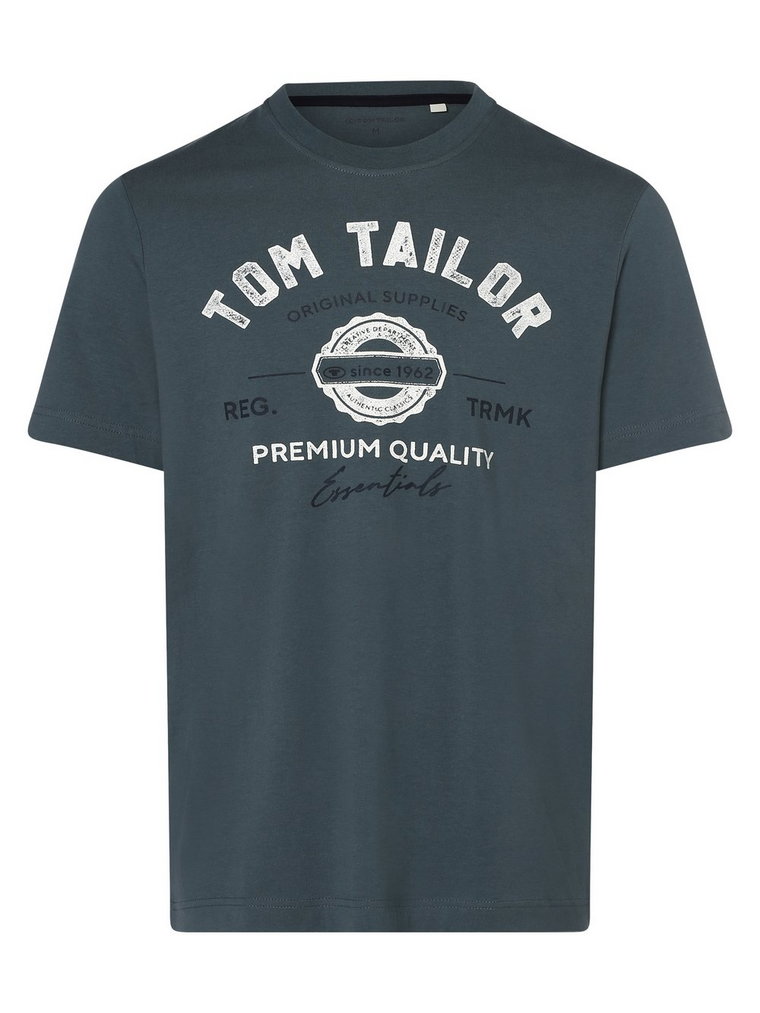 Tom Tailor - T-shirt męski, niebieski