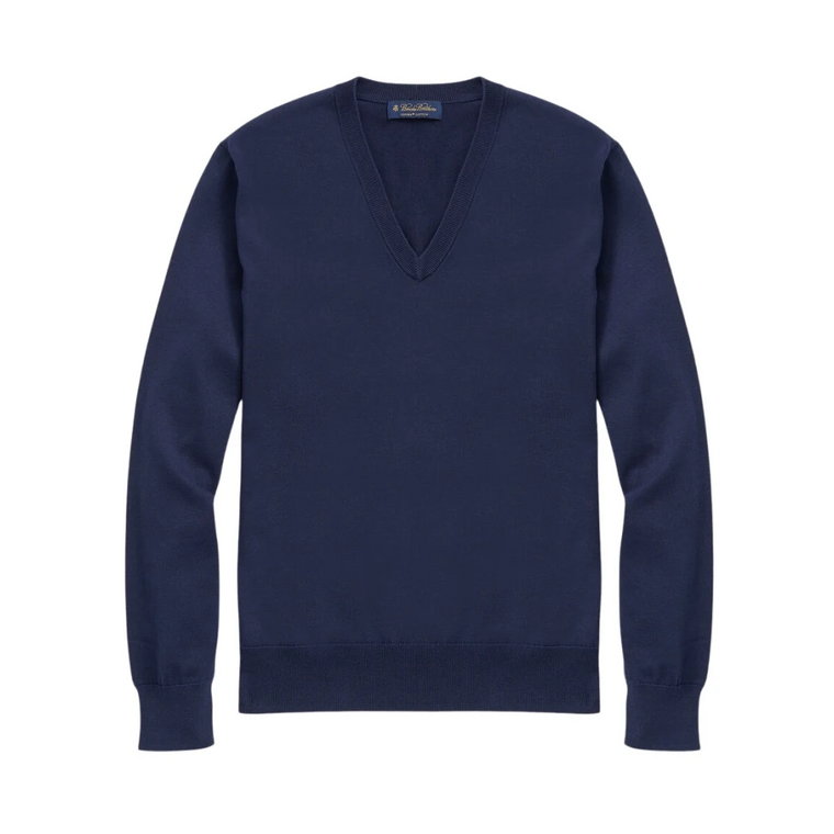 Sweter z okrągłym dekoltem Brooks Brothers