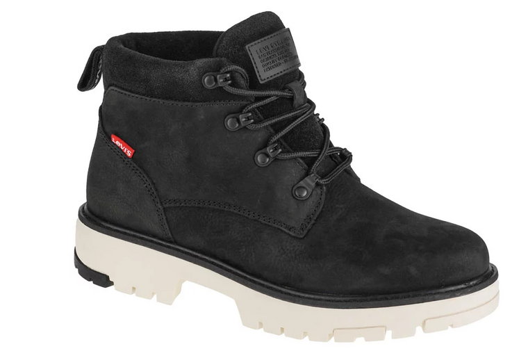 Levi's Solvi Ankle 233618-932-59, Damskie, Czarne, buty trekkingowe, nubuk, rozmiar: 36