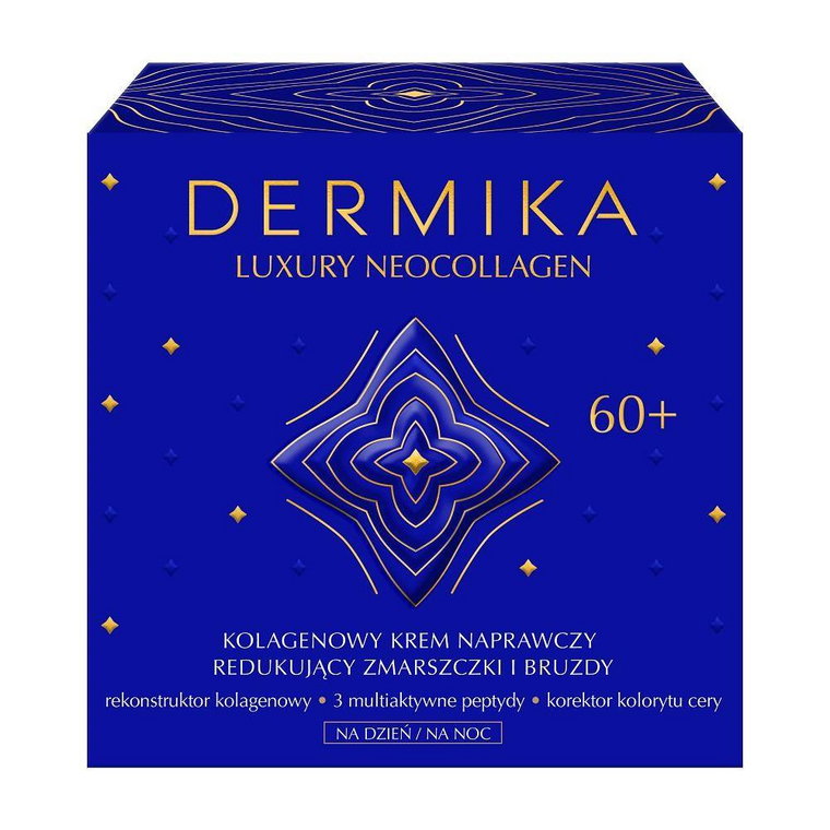 Luxury Neocollagen 60+ kolagenowy krem naprawczy do redukcji zmarszczek i bruzd na dzień i na noc 50ml