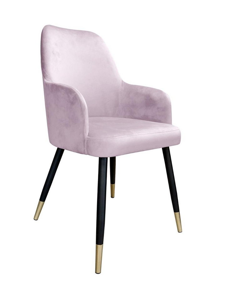 Krzesło ATOS Westa MG55, różowo-czarne, 88x65x53 cm