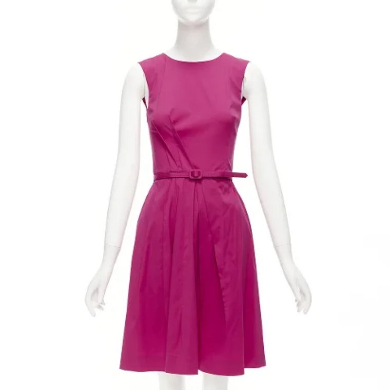 Pre-owned Cotton dresses Oscar De La Renta Pre-owned